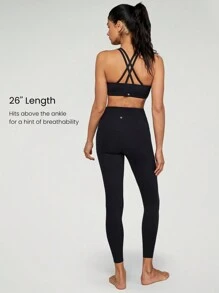 GLOWMODE 26吋featherfit™高期望超高腰口袋打底褲 - 黑色 - 查看 5