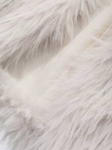 DAZY Women Fluffy Coats Women Jacket,Fall Women Clothes Faux Fur Coat