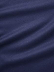 儿童青少年男孩休闲街头风格图案印花贴片圆领套头针织 T 恤