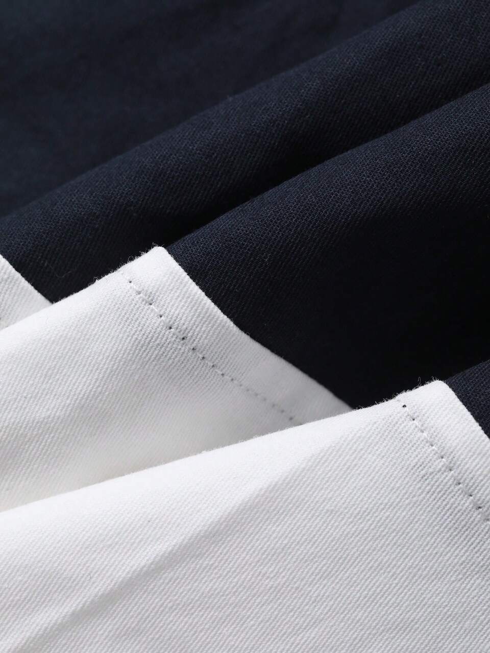 Women's Contrast Color Elastic Waist Pocket Patchwork A-Line Skirt Summer