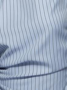 MISSGUIDED 条纹单肩不对称背心夏季时尚无袖休闲派对俱乐部晚会罗纹修身短款上衣 - 藍色 - 查看 5