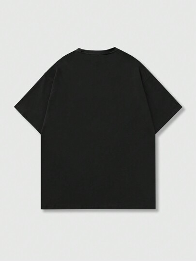 Street Life Camiseta de manga corta con estampado para hombre, adecuada para uso diario en primavera y verano