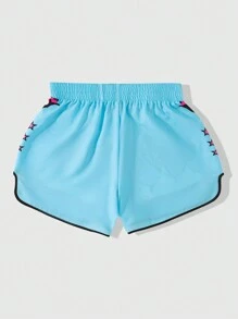 ROMWE MEN Men's Anime Cartoon Casual Boxer Shorts, Resort Style For Spring/Summer - Multicolor - View 2