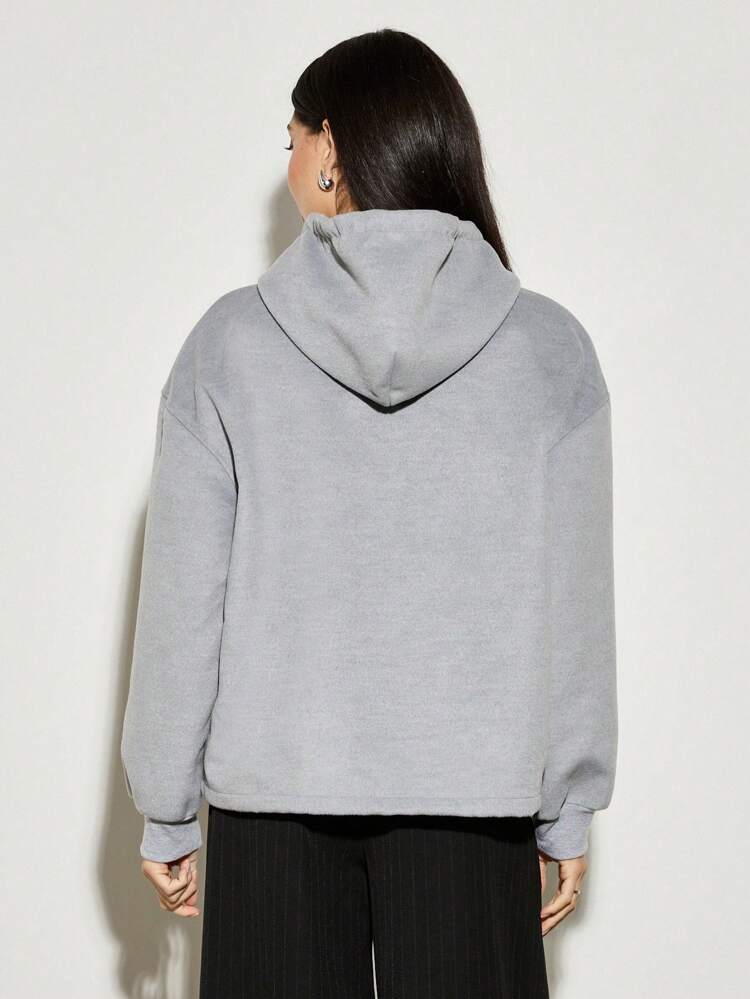 AiiRZ Sudadera con capucha de cordón, cómoda y oversize, casual, estilo deportivo, para otoño e invierno, ideal como ropa de estar en casa, ropa de calle, moda básica y esencial, para hacer ejercicio y estilo atlético