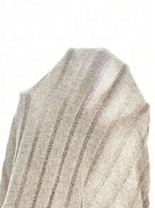 Celure Plus Size Elegant Casual Ribbed Fuzzy Fishtail Skirt