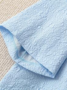 Flirla 全新设计休闲时尚百搭纹理皱褶面料短袖西装外套和上衣套装，轻盈