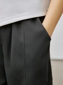 3pcs/Set Tween Boy Elastic Waist Casual Pants,Gray,Autumn,School,Back-To-School,Suitable For Daily Outings,Shopping,Walks,Parties,Community Activities - Multicolor - View 4