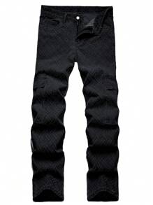 Manfinity EMRG Men's Casual Denim Jeans, Simple And Fashionable For Daily Wear
