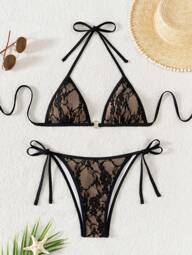 Swim Vcay Femmes Ensemble Bikini 2 Pièces, Décontracté et pour le Port Quotidien en Été