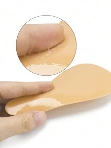 Snug Zone C-Cup Chest Bra Invisible Adhesive Strapless Bra, Daily Wear - Apricot - View 4