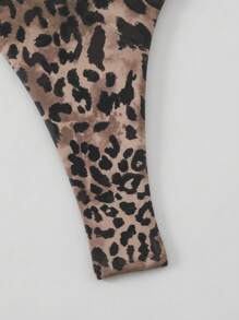 Women's Leopard Print Swimwear Bottom, Random Summer - Multicolor - View 4