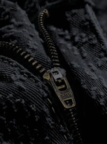Manfinity EMRG Men's Casual Denim Jeans, Simple And Fashionable For Daily Wear