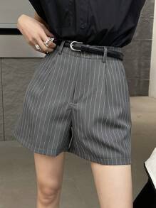 DAZY Damen gestreifte locker sitzende Shorts, Lässig und modisch für den täglichen Sommertrag