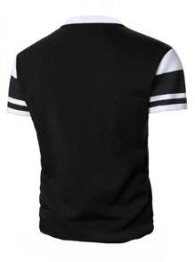 Manfinity Dauomo 男士春夏休闲拼色短袖 T 恤