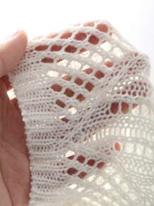 DAZY Damski luźny sweter z długimi rękawami i odsłoniętymi ramionami, lekki, na wiosnę i jesień