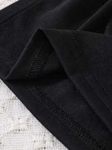 Baby Girls Ramadan Eid Round Neck Printed Casual Cute Top - Multicolor - View 4