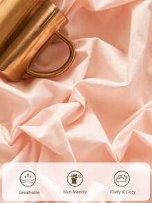 1 pieza Sábana ajustada de color rosa claro sólido, protector de colchón, funda de colchón para cama, sábana, suave y transpirable, para cama de todos los tamaños - Sábana de cama con bolsillo profundo de hasta 11.8 pulgadas para cama individual, doble, king, queen. Ropa de cama para dormitorio, vuelta al colegio