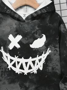 Tween Boy Casual Loose Comfy Long Sleeve Sweatshirt - Multicolor - View 3