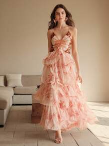 Anewsta Vestido de mujer de tirantes finos y espalda descubierta, sexy, adecuado para fiestas, bailes y vacaciones de verano