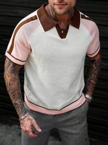 Manfinity Homme Men's Simple Stylish Casual Knitted Sweater, For Daily Wear - Multicolor - View 6