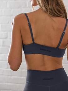 Musera Sport Twist Front V Neck Sports Top Bra ,Padel, Tennis, Pickleball
