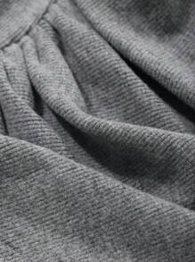 Dazy Plus 纯色修身露肩长袖T恤，春夏秋装