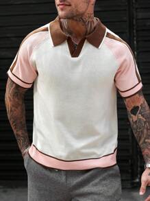 Manfinity Homme Men's Simple Stylish Casual Knitted Sweater, For Daily Wear - Multicolor - View 5