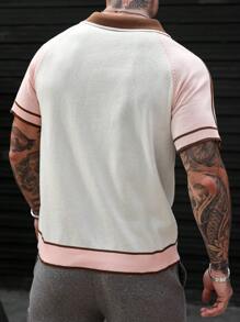 Manfinity Homme Men's Simple Stylish Casual Knitted Sweater, For Daily Wear - Multicolor - View 2