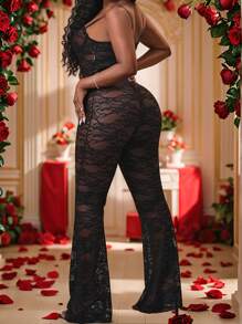 Slaydiva Nouvelle combinaison en dentelle pour femmes pour le printemps et l'été, tenue polyvalente et décontractée pour la Saint-Valentin, le Mardi Gras, le Nouvel An chinois, Pâques, Nashville, les fêtes, le quotidien, les vacances, les croisières, le bord de la plage, la bronzette