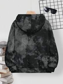 Tween Boy Casual Loose Comfy Long Sleeve Sweatshirt - Multicolor - View 2