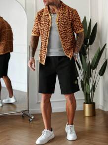 Manfinity RSRT 男士简约时尚休闲针织毛衣，日常穿着 - 彩色 - 查看 7