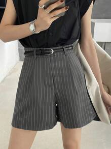 DAZY Damen gestreifte locker sitzende Shorts, Lässig und modisch für den täglichen Sommertrag