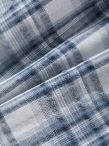 Dazy Plus 2pcs Set Loose Pajama Top And Bottoms, All Season Casual Loungewear - Grey - View 3