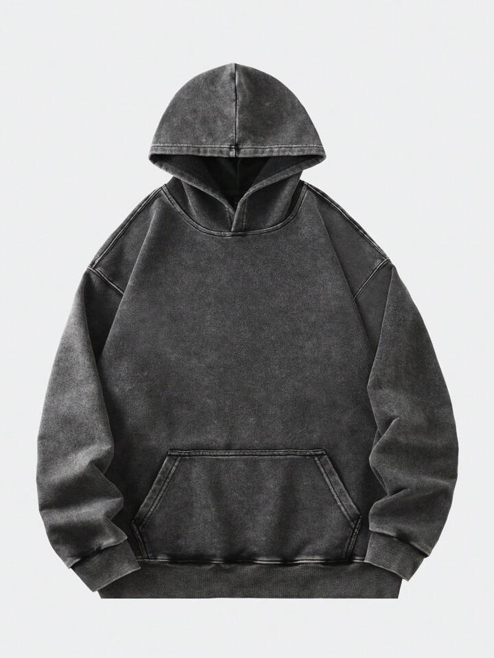パーカー・フーディ Luxury Street Wear washed vintage hoodie mtl 23 be unisexual Luxury Street Wear washed vintage zipup dune st. unisexual