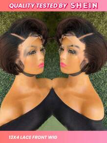 直筒13X4蕾絲正面假髮8英寸1B4顏色短假髮漸層顏色 - S1/4 - 查看 1