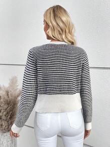 SHEIN LUNE Women's Casual Cardigan, Long Sleeve, Minimalist & Fashion, Suitable For Daily Wear - Multicolor - View 2