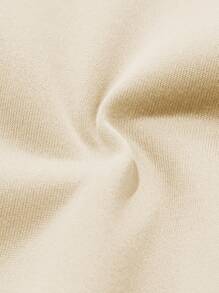 Sudadera casual de cuello redondo con estampado de oso panda linda para niñas preadolescentes, cómoda para deportes al aire libre en primavera y otoño - Albaricoque - Ver 4