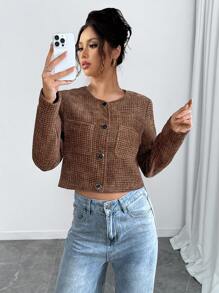 Chiquease Fashionable Elegant Short Women Jacket