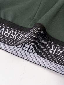 5pcs/Pack Men's Letter Waistband Briefs - Multicolor - View 8