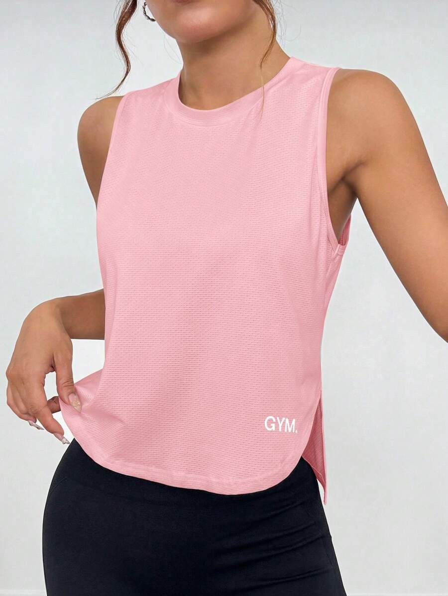 Sovereign Charm Twist Backless Sports Topworkout Tank Top