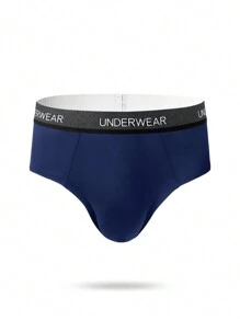 5pcs/Pack Men's Letter Waistband Briefs - Multicolor - View 5