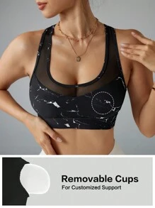 SHEIN Sport Studio Women Sports Bra, Minimalist Casual Style For Daily Wear