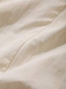 DAZY 2 件套女士露肩荷叶边衬衫和鱼尾下摆半身裙，秋季女装 - 杏色 - 查看 8