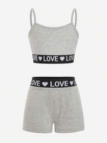 Teen Girls 8pcs/Set Underwear Set, Featuring Elastic Waistband With Heart Pattern, Made Of Soft Breathable Cotton Fabric, Minimalist Design For Easy Matching, Suitable For All Seasons