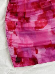 Soleia Women's Tie-Dye Color Block Ruched Mini Cami Dress, Suitable For Vacation,Dress For Women,Vacation Dress Women,Birthday Dress For Women,Spring/Summer Dress For Women,Mardi Gras,Western Wear Woman,Mesh Dress,90s Clothes,Easter Dress Women,Graduation Dress,Beach Dress For Woman,Music Festival Outfit Women