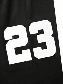 2pcs/Set Teenage Girls Casual Sports T-Shirt And Fitted Legging Pants Set, Knit Material