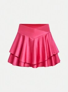 SHEIN Girlism Tween Girls Fitted Casual Criss-Cross Backless Camisole And Shorts 2 Pieces Set