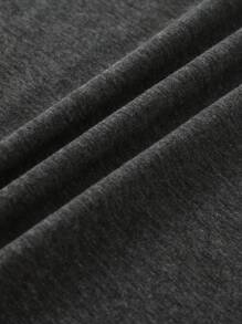 EMERY ROSE T-shirt ample à manches courtes col rond, peinture florale vintage minimaliste décontractée pour femmes, adapté à l'été