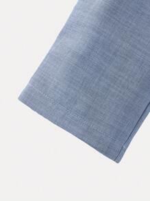 SHEIN 2 件套男婴绅士装 - 背心和裤子，时尚优雅，适合生日派对、婚礼、周年纪念和节日场合 - 灰色 - 查看 7