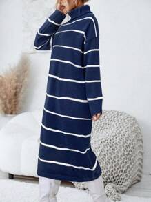 SHEIN LUNE 大码女式休闲家居橙色图案 V 领针织几何提花秋冬保暖白色套头衫商务休闲女士、度假装、乡村上衣